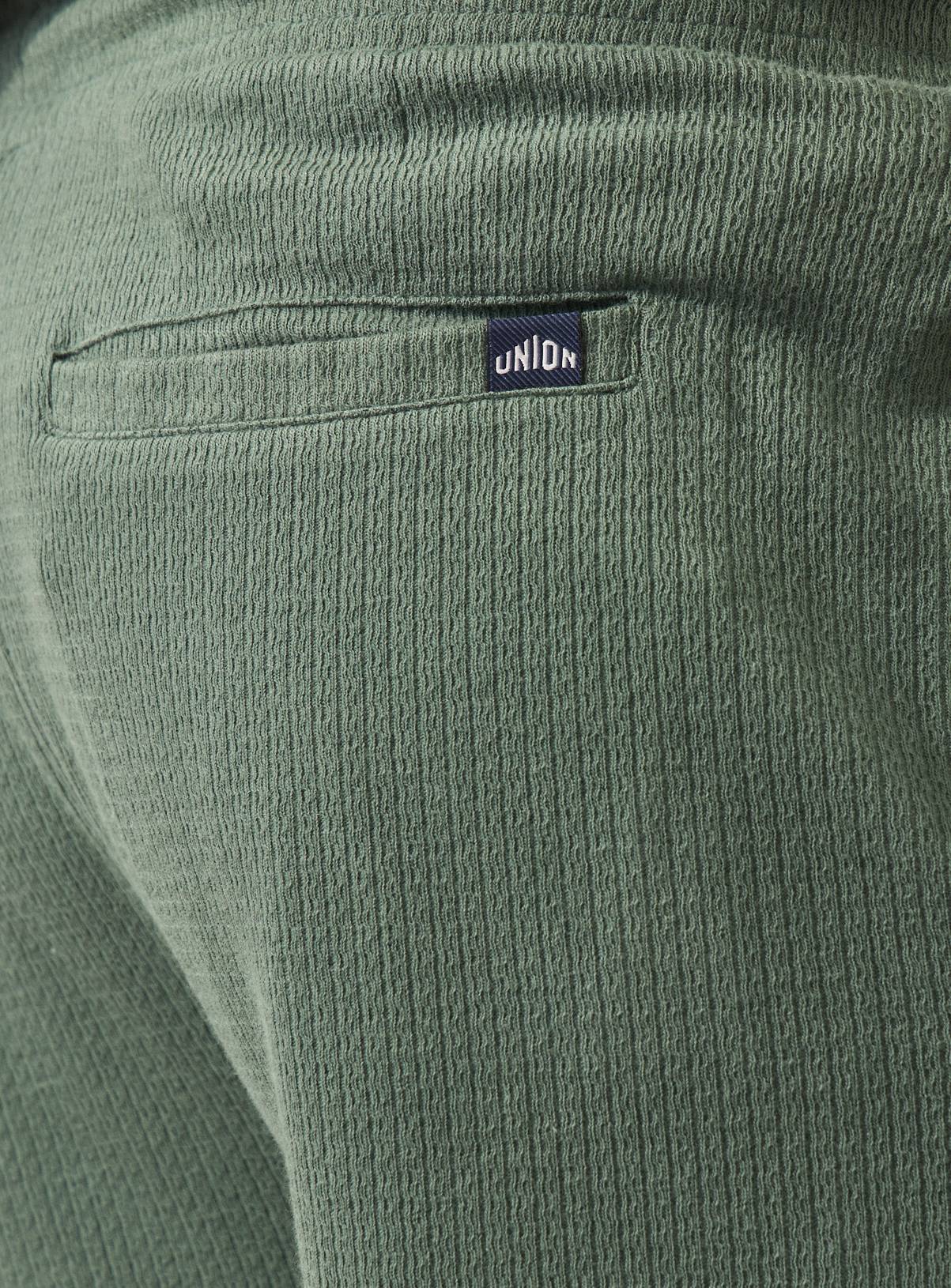 UNION WORKS Green Textured Co-ord Shorts  XL - Image 2